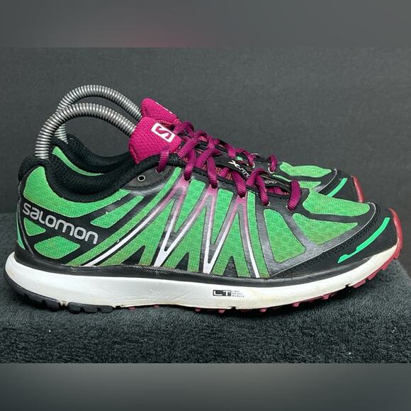 Salomon X Tour City Trail Womens Size 6.5 Green Athletic Running Shoes Sneakers - Picture 4 of 8